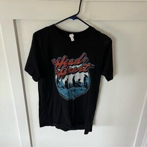 The Head and the Heart Women's Medium Graphic T-shirt.